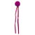 Topo de bolo pompom com fitilhos pink (1un) - Imagem 1