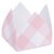 Forminha para doces xadrez rosa (20 unidades) - Imagem 1