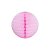 Globo de papel de seda rosa claro 21cm - Imagem 1