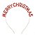 Tiara Merry Christmas vermelha - Imagem 1