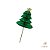 Toppers árvore de natal (8 unidades) - Imagem 1