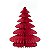 Árvore de natal vermelha G - 48cm (1 un) - Imagem 1