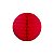 Globo papel de seda vermelho 13cm - Imagem 1