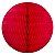 Globo papel de seda vermelho 34cm - Imagem 1