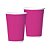 Copo de papel liso pink (10un) - Imagem 1