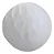 Globo de papel de seda branco 34cm - Imagem 1