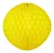 Globo de papel de seda amarelo claro 34cm - Imagem 1