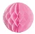 Globo de papel de seda rosa claro 34cm - Imagem 1