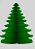 Árvore de natal verde G - 48cm (1 un) - Imagem 1