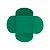 Forminha para doce verde bandeira (50 und) - Imagem 1