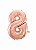 Balão numeral 8 rose gold metalizado (1 un) - Imagem 1