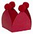 Forminha para doces com pompom Vermelho (20 und) - Imagem 1