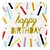 Guardanapo de papel  happy birthday confetes (20 und) - Imagem 1