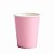 Copo de papel liso rosa bebe(10 un) - Imagem 1