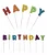 Vela happy birthday colorida glitter (13 und) - Imagem 1