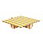 Bandeja quadrada listra amarelo queimado - Imagem 1