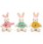 Coelhos Decorativos de Pelúcia com Suéter de Tricot (1un) - Imagem 1