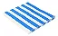 Guardanapo de papel azul listrado (20 unidades) - Imagem 1