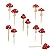 Toppers de doce cogumelos  (10 und) - Imagem 1