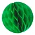 Globo de papel de seda verde bandeira 21cm - Imagem 1