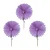 Mini Leque toppers lilás (3 und) - Imagem 1