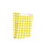 Saquinho de papel amarelo xadrez (50 und) - Imagem 1