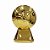 Troféu bola decorativo dourado (1 und) - Imagem 1