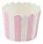 Forminha de cupcake rosa vertical (20 und) - Imagem 1