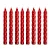 Vela espiral vermelho metalizada 8cm (8un) - Imagem 1