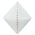 Losango de papel de seda branco ( 1 und) - Imagem 1