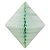 Losango de papel de seda verde menta ( 1 und) - Imagem 1