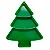 Petisqueira verde de natal (1 und) - Imagem 1