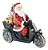 Enfeite de natal papai noel na moto (1 und) - Imagem 1