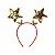 Tiara estrela dourado de natal (1 und) - Imagem 1