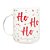 Caneca ho ho ho de natal incolor (1 und) - Imagem 1