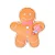 Pelúcia biscoito confeiteiro gingerbread (1und) - Imagem 1