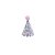 Mini chapeuzinho liberty rosa (10un) - Imagem 1