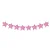 Faixa estrelas 3d rosa (01 un) - Imagem 1
