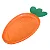 Bandeja de cenoura pintada (1und) - Imagem 1