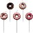 Vela donuts (05 un) - Imagem 1