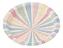 Prato listras candy color (10 und) - Imagem 1