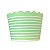 Forminha para cupcake verde claro listrado (20 und) - Imagem 1
