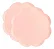 Prato de papel liso rosa claro (8 und) - Imagem 1