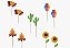 Toppers para doces festa junina (10und) - Imagem 1