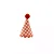 Mini chapeuzinho xadrez vermelho (06un) - Imagem 1