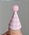 Mini chapeuzinhos vicky xadrez rosa claro (6und) - Imagem 1