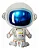Balão astronauta (1un) - Imagem 1