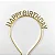 Tiara happy birthday dourada - Imagem 1