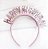 Tiara happy birthday rosa (1und) - Imagem 1