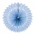 Leque de papel azul jeans (1 und) - Imagem 1